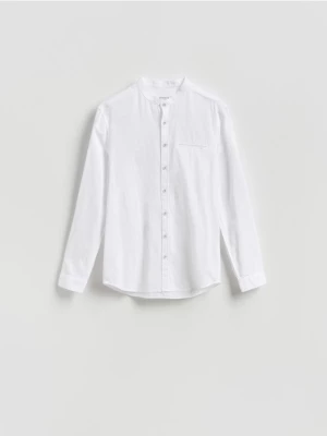 Obrázek produktu Reserved - Košile slim fit s lnem - bílá