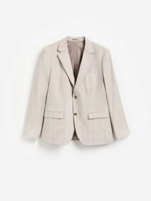Obrázek produktu Reserved - Kostkovaný blejzr slim fit - kávová