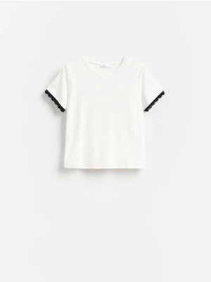 Obrázek produktu Reserved - LADIES` T-SHIRT - krémová