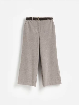 Obrázek produktu Reserved - Culotte kalhoty s viskózou - béžová