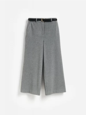 Obrázek produktu Reserved - LADIES` TROUSERS & BELT - světle šedá