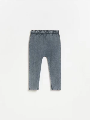 Obrázek produktu Reserved - Legíny s vysokým podílem bavlny - tmavomodrá