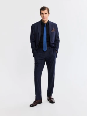 Obrázek produktu Reserved - Oblekové kalhoty slim fit - tmavomodrá