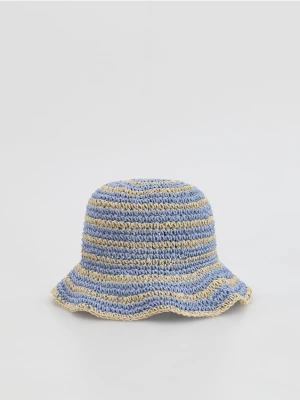 Obrázek produktu Reserved - Pletený klobouk bucket - modrá
