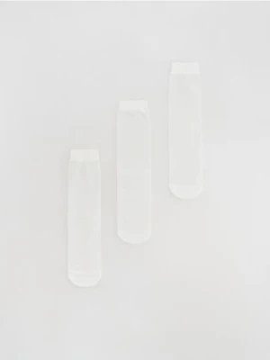 Obrázek produktu Reserved - Podkolenky 3 pack - bílá