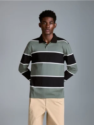 Obrázek produktu Reserved - Polo comfort fit z bavlny - tmavě zelená