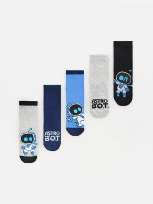 Obrázek produktu Reserved - Ponožky Astro Bot 5 pack - tmavomodrá