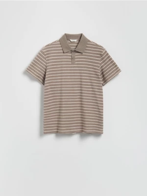 Obrázek produktu Reserved - Pruhované polo tričko comfort - béžová
