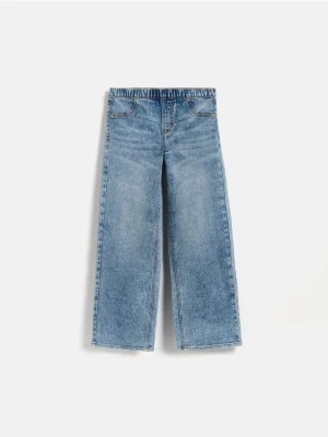 Obrázek produktu Reserved - Pružné džíny wide leg - modrá