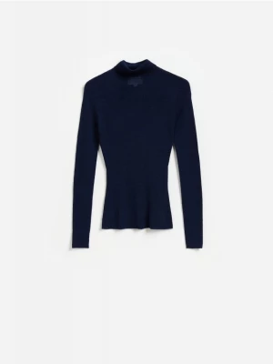 Obrázek produktu Reserved - Rolák z merino vlny - tmavomodrá