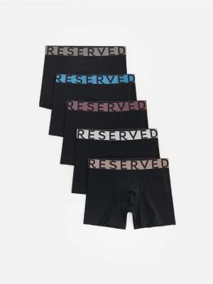 Obrázek produktu Reserved - Sada 5 boxerek long - černý