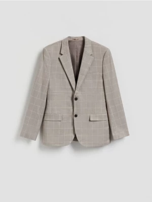 Obrázek produktu Reserved - Sako slim fit s viskózou - kávová