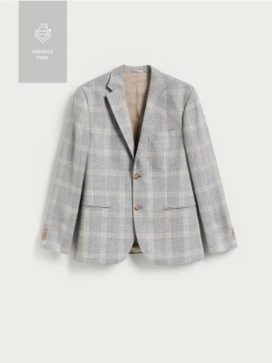 Obrázek produktu Reserved - Sako slim fit s viskózou - světle šedá