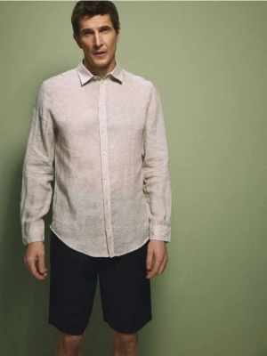 Obrázek produktu Reserved - Slim fit lněná košile - béžová