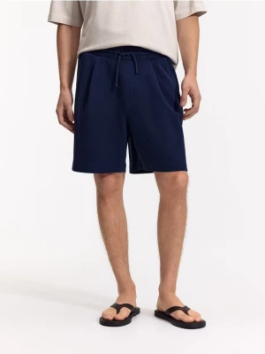 Obrázek produktu Reserved - Šortky comfort fit - tmavomodrá