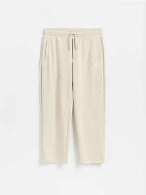 Obrázek produktu Reserved - Tepláky wide leg - béžová