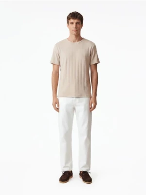 Obrázek produktu Reserved - Tričko slim fit - béžová
