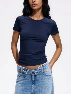 Obrázek produktu Reserved - Tričko slim fit - tmavomodrá