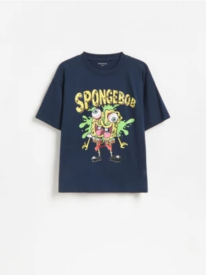 Obrázek produktu Reserved - Tričko SpongeBob - tmavomodrá