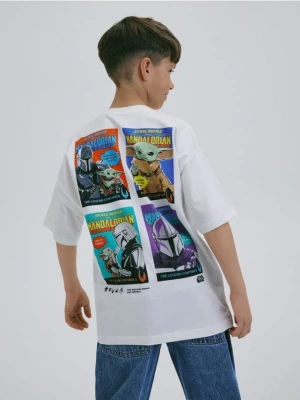 Obrázek produktu Reserved - Tričko The Mandalorian a Grogu - krémová