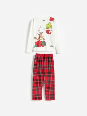 Obrázek produktu Reserved - Vánoční pyžamová souprava Grinch - krémová