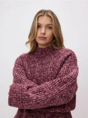 Obrázek produktu Reserved - Vzorovaný svetr oversize - hnědá
