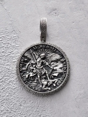 Obrázek produktu REYTEL Přívěsek 'ST. ARCHANGEL MICHAEL. PRAYER' stříbrná