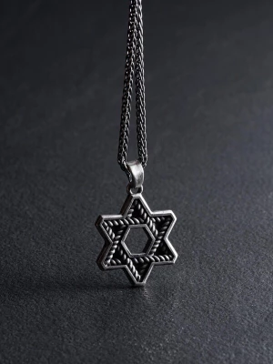 Obrázek produktu REYTEL Přívěsek 'THE JEWISH STAR' stříbrná