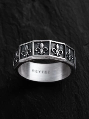 Obrázek produktu REYTEL Prsten 'FLEUR DE LIS' stříbrná