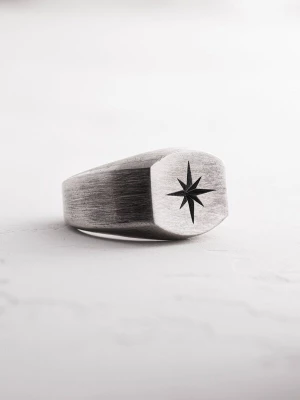 Obrázek produktu REYTEL Prsten 'POLAR STAR' stříbrná