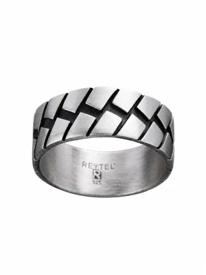 Obrázek produktu REYTEL Prsten 'ROUTE' stříbrná