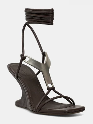 Obrázek produktu Rick Owens Lilies Kožené sandály Rick Owens Lilies Cantilever 8 Hydra Sandals hnědá