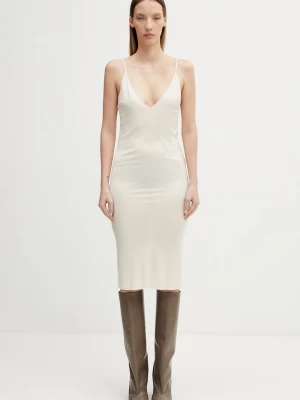 Obrázek produktu Rick Owens Lilies letní šaty z viskózy béžová