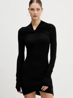 Obrázek produktu Rick Owens Lilies Šaty s přídavkem kašmíru Rick Owens Lilies Kairo černá