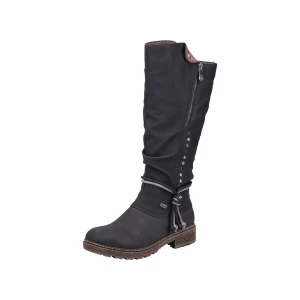 Obrázek produktu Rieker Kozačky antracitová / černá