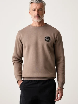 Obrázek produktu Rip Curl mikina pánská s bavlnou hnědá