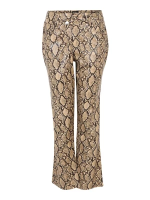 Obrázek produktu River Island Petite Kalhoty hnědá / světle hnědá / černá