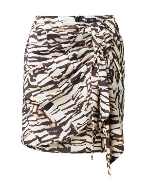 Obrázek produktu River Island Sukně 'LIZZIE' krémová / hnědá / černá
