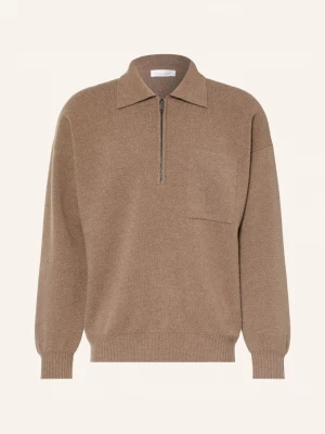 Obrázek produktu Roberto Collina Pletená Polokošile Z Merino Vlny světle hnědá