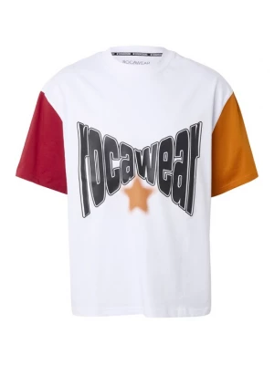 Obrázek produktu ROCAWEAR Tričko 'Colored' humrová / vínově červená / černá / bílá