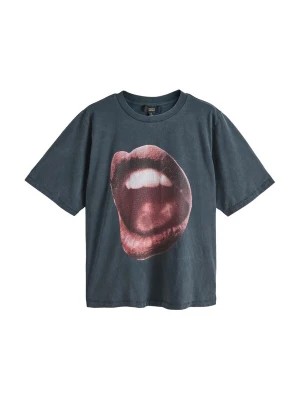 Obrázek produktu Rockett St George Tričko 'Lips' tmavě šedá / pastelově červená / černá / offwhite