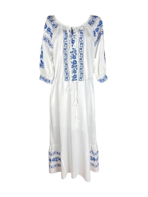 Obrázek produktu Rody’s forever Šaty 'Damenkleid S25 weiß / blau, marimea L' bílá Rody's Forever