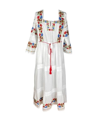 Obrázek produktu Rody’s forever Šaty 'Damenkleid S25 weiß / grün, marimea XL' bílá Rody's Forever