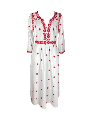 Obrázek produktu Rody’s forever Šaty 'Damenkleid S25 weiß / rot, marimea L' bílá Rody's Forever