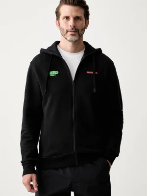 Obrázek produktu Rossignol rozepínací mikina s kapucí pánská bavlněná HERO černá