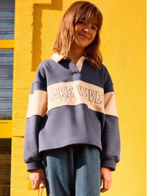 Obrázek produktu Roxy Mikina Iconic Waves ERGFT04025 Modrá Boxy Fit