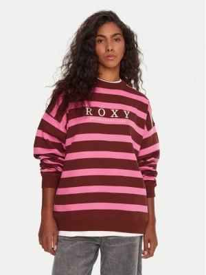 Obrázek produktu Roxy Mikina Strictly Stripes ERJFT05004 Růžová Oversize