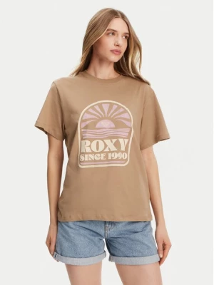 Obrázek produktu Roxy T-Shirt ERJZT05912 Hnědá Regular Fit