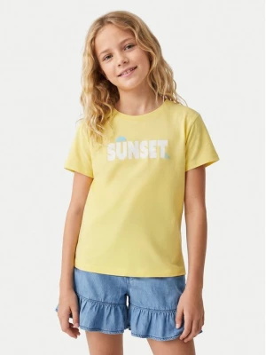 Obrázek produktu Roxy T-Shirt Orchid Art ERGZT04142 Žlutá Regular Fit