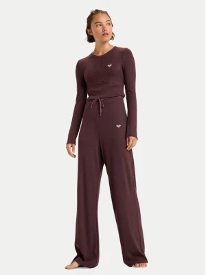 Obrázek produktu Roxy Teplákové kalhoty Rise & Vibe New Rib ERJNP03673 Bordó Relaxed Fit